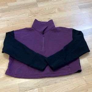 Outdoor voices cropped 1/4 zip